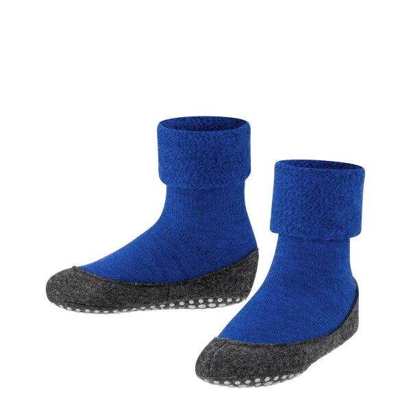 FALKE Kids slippers - Cosyshoe, slippers, anti-slip, virgin wool Blue 29-30