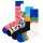Happy Socks Unisex Socks, 4 Pack - WWF Gift Set, Gift Box, Mix of Colours