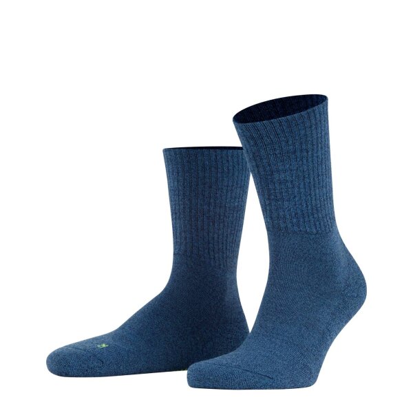 FALKE Unisex Sportsocks - Walkie Light, Trekking and Hiking Socks, plain Colours Blue (Denim) 42-43 (UK 8-9)