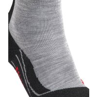 FALKE Damen Socken - Trekking Socken TK 2, Ergonomic, Merinowoll-Mix Hellgrau 37-38