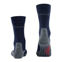 FALKE Womens Socks - Trekking Socks TK 2, Ergonomic, Merino wool mix Dark Blue 37-38 (4-5 UK)