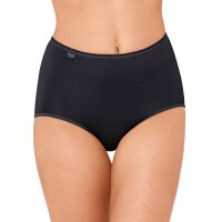 Sloggi Damen Slip Maxi, 6er Pack - 24/7 Microfibre, einfarbig Schwarz 42
