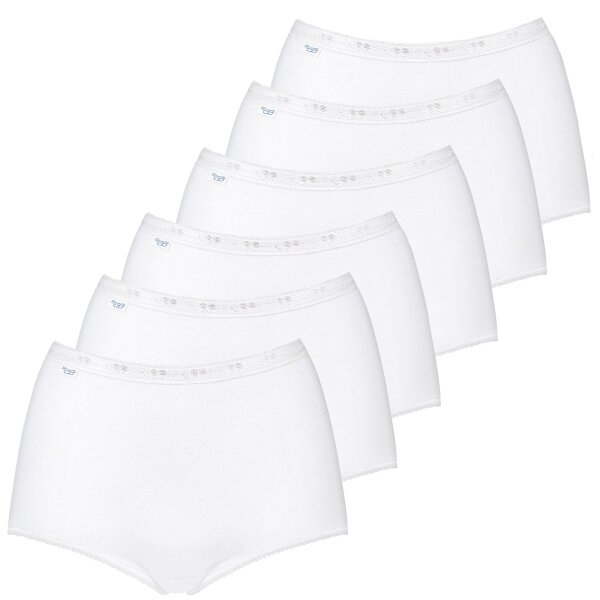 Sloggi Ladies Slip Maxi, Pack of 3 - Basic+, monochrome white 12