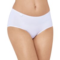 Sloggi Damen Slip Midi, 6er Pack - 24/7 Microfibre, einfarbig weiß 42