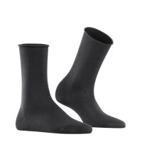 FALKE Damen Socken Active Breeze - Uni, Rollbündchen, Lyocell Faser Schwarz 35-38
