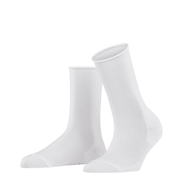 FALKE Ladies Socks Active Breeze - Uni, roll cuffs, Lyocell fibre, 35-42 White 35-38 (UK 2.5-5)