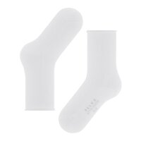 FALKE Damen Socken Active Breeze - Uni, Rollbündchen, Lyocell Faser Weiß 35-38