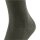 FALKE Mens socks - Family SO, all-rounder socks, plain, cotton blend Green (Military) 43-46 (UK 9-11)