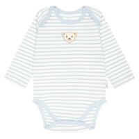 Steiff Baby Body - Romper Suit, Sotton, Bear, Stripes,...