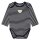 Steiff Baby Body - Romper Suit, Sotton, Bear, Stripes, Logo, long sleeve