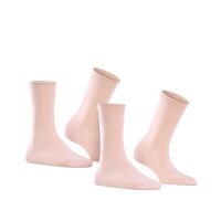 FALKE Damen Socken, 2er Pack - Happy, Kurzsocken, Rollbündchen Rosa 35-38