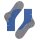 FALKE Herren Sportsocken - RU4 Endurance, Laufsocken, Mittlere Polsterung Blau/Grau 42-43