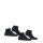 FALKE Womens Socks, 2-pack - Happy, Sneaker Socks, solid color Black Blue 39-42 (UK 5,5-8)