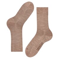 FALKE Herren Socken - Sensitiv Berlin, Kurzstrumpf, Komfortbund, Uni Beige 39-42