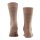FALKE Herren Socken - Sensitiv Berlin, Kurzstrumpf, Komfortbund, Uni Beige 39-42
