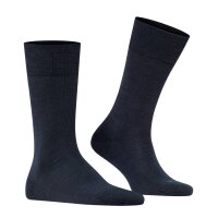 FALKE mens socks - Sensitiv Berlin, short stocking, comfort waistband, plain Dark blue 43-46 (UK 8.5-11)