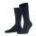 FALKE mens socks - Sensitiv Berlin, short stocking, comfort waistband, plain Dark blue 43-46 (UK 8.5-11)