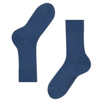 FALKE Herren Socken - Sensitiv Berlin, Kurzstrumpf, Komfortbund, Uni Blau 47-50