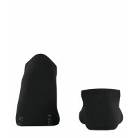 FALKE Damen Sneakersocken - ClimaWool, einfarbig, Merinowolle Schwarz 37-38