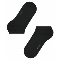 FALKE Damen Sneakersocken - ClimaWool, einfarbig, Merinowolle Schwarz 37-38