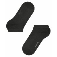 FALKE Womens Sneaker Socks - ClimaWool, plain, merino wool Anthracite 39-40