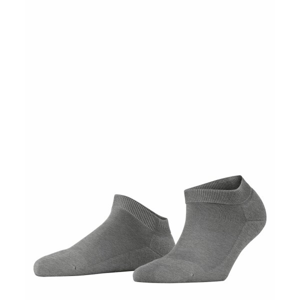 FALKE Womens Sneaker Socks - ClimaWool, plain, merino wool Grey 37-38