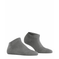FALKE Damen Sneakersocken - ClimaWool, einfarbig, Merinowolle Grau 37-38