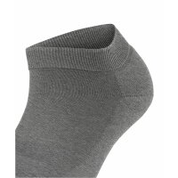 FALKE Damen Sneakersocken - ClimaWool, einfarbig, Merinowolle Grau 37-38