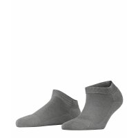 FALKE Womens Sneaker Socks - ClimaWool, plain, merino wool Grey 37-38