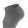 FALKE Womens Sneaker Socks - ClimaWool, plain, merino wool Grey 37-38