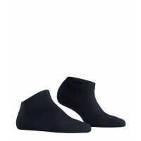 FALKE Damen Sneakersocken - ClimaWool, einfarbig, Merinowolle Schwarzblau 37-38