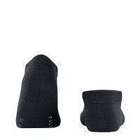 FALKE Damen Sneakersocken - ClimaWool, einfarbig, Merinowolle Schwarzblau 37-38