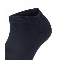 FALKE Damen Sneakersocken - ClimaWool, einfarbig, Merinowolle Schwarzblau 37-38