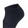FALKE Damen Sneakersocken - ClimaWool, einfarbig, Merinowolle Schwarzblau 37-38