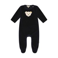 Steiff Baby Romper - Bodysuit, Cotton, Bear, Logo, Press...