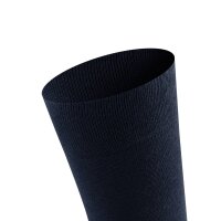 FALKE Herren Socken - Sensitive London, Strümpfe, Uni, Baumwollmischung Dunkelblau 47-50