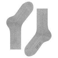 FALKE Herren Socken - Sensitive London, Strümpfe, Uni, Baumwollmischung Grau 39-42