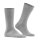 FALKE Herren Socken - Sensitive London, Strümpfe, Uni, Baumwollmischung Grau 47-50