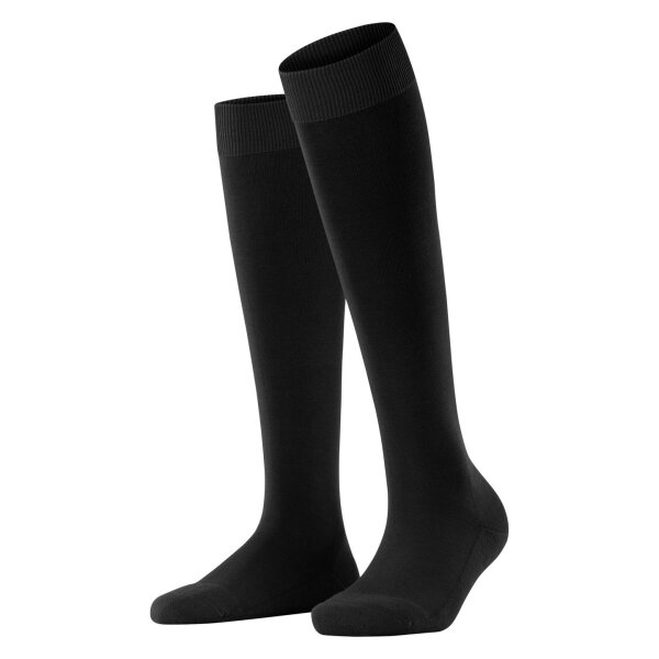 FALKE Damen Kniestrumpf - ClimaWool, lange Socken, einfarbig