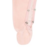 Steiff Baby Romper - Bodysuit, Cotton, Bear, Logo, Press Studs, long sleeves, solid color Pink 50