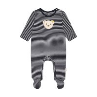 Steiff Baby Romper - One-Piece, Cotton, Bear, Stripes,...