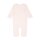Steiff Baby Romper - One-Piece, Cotton, Bear, Stripes, Press Studs, logo, long sleeve Pink/White 56