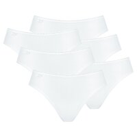 Sloggi Damen Tai, 6er Pack - 24/7 Microfibre, einfarbig weiß 38