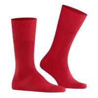FALKE Men Socks - Airport, short Socks, Leisure and Business Socks, plain Colours Red (Scarlet) 45-46 (UK 10-11)