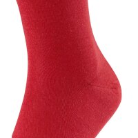 FALKE Men Socks - Airport, short Socks, Leisure and Business Socks, plain Colours Red (Scarlet) 45-46 (UK 10-11)