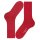 FALKE Men Socks - Airport, short Socks, Leisure and Business Socks, plain Colours Red (Scarlet) 45-46 (UK 10-11)