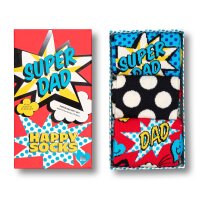 Happy Socks Mens Socks, 3 Pack - Fathers Day, Gift Box, Mixed Colours Fathers Day 2 41-46 (UK 7,5-11,5)