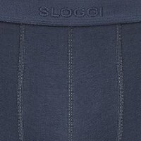 Sloggi Herren Boxer Shorts, Pack - 24/7, Baumwolle, einfarbig blau S 2er Pack (1x2P)