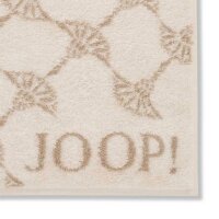 JOOP! Gästetuch Classic Cornflower Frottierkollektion - Walkfrottier Creme 30x50cm
