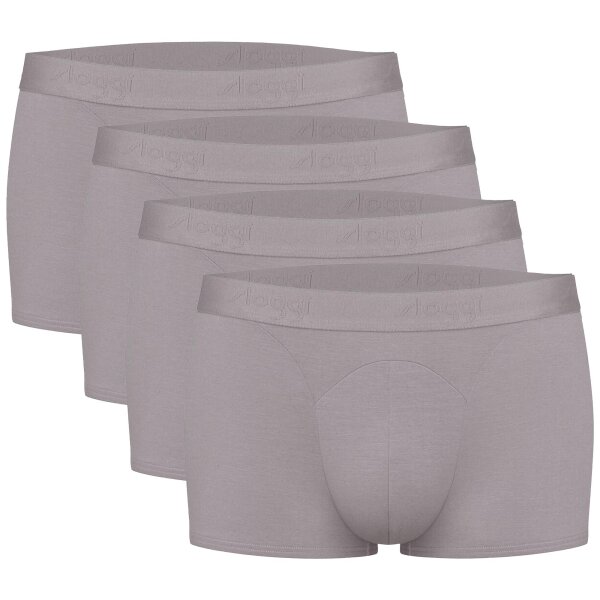 Sloggi Herren Boxer Shorts, 4er Pack - "Ever Soft Hipster", Modal, einfarbig